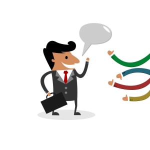 business man feedback